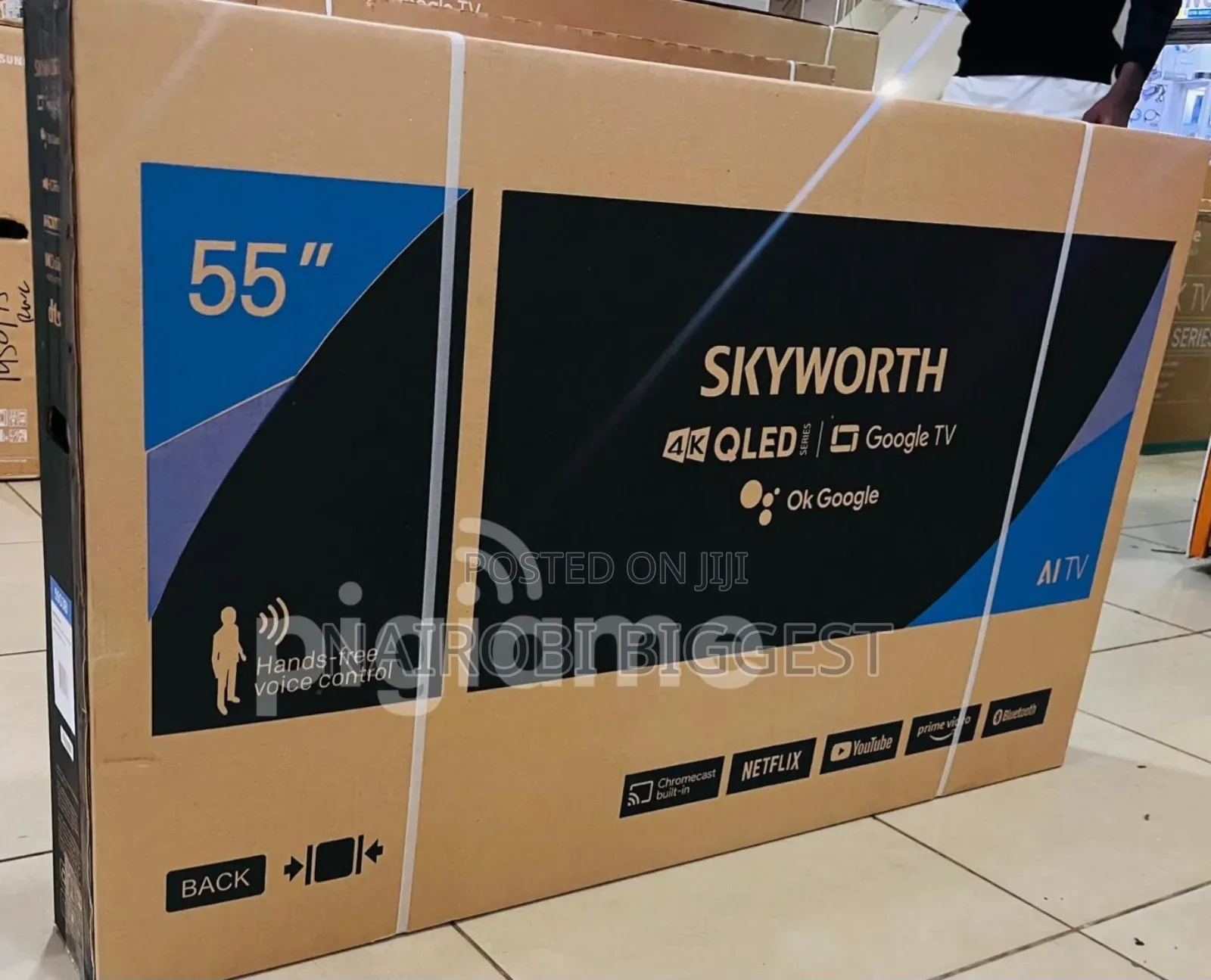Skyworth 55" Qled Google Frameless Tv