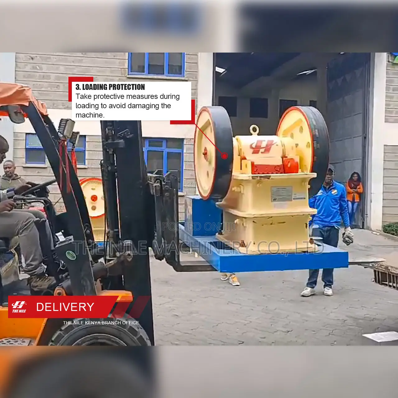 The Nile Machinery Co., LTD Offer Delivery Services in Kenya