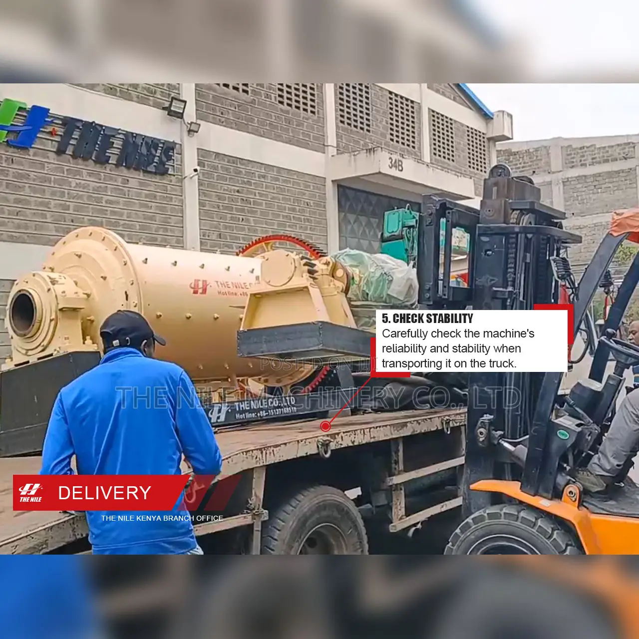 The Nile Machinery Co., LTD Offer Delivery Services in Kenya