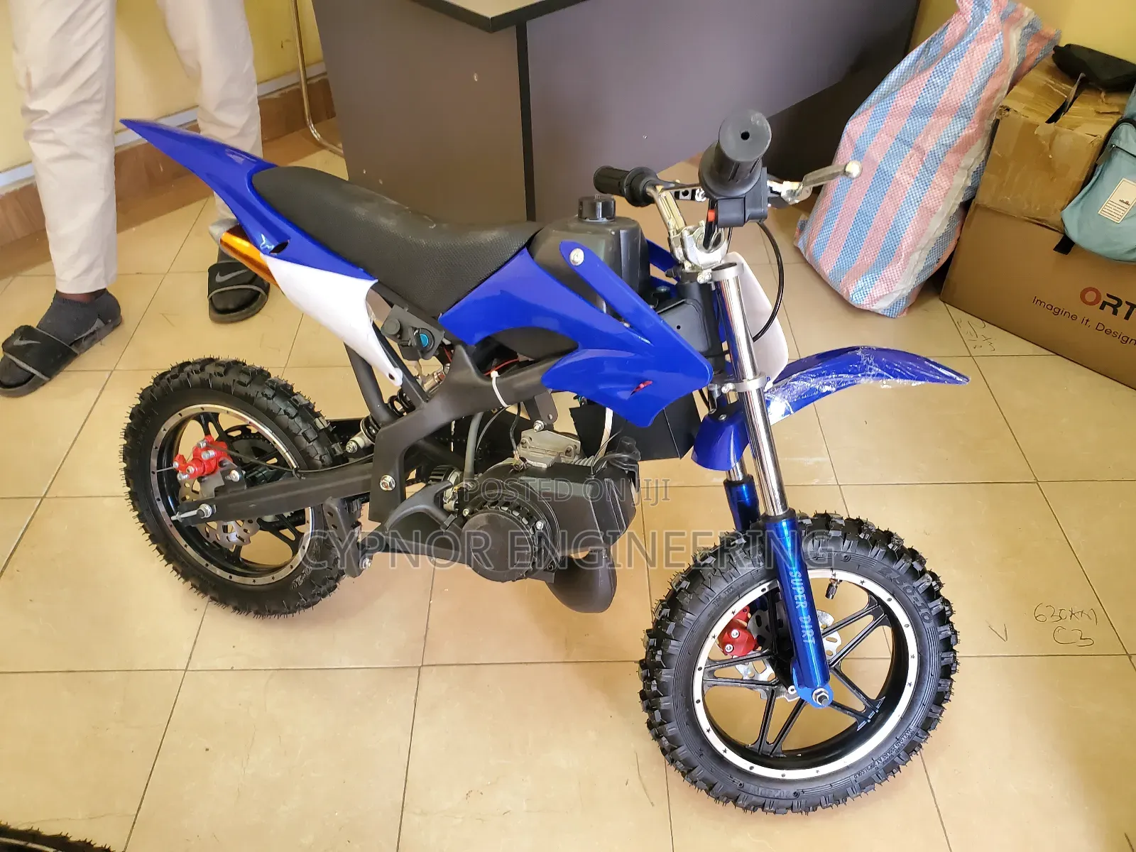 Blue Fun Dirtbike