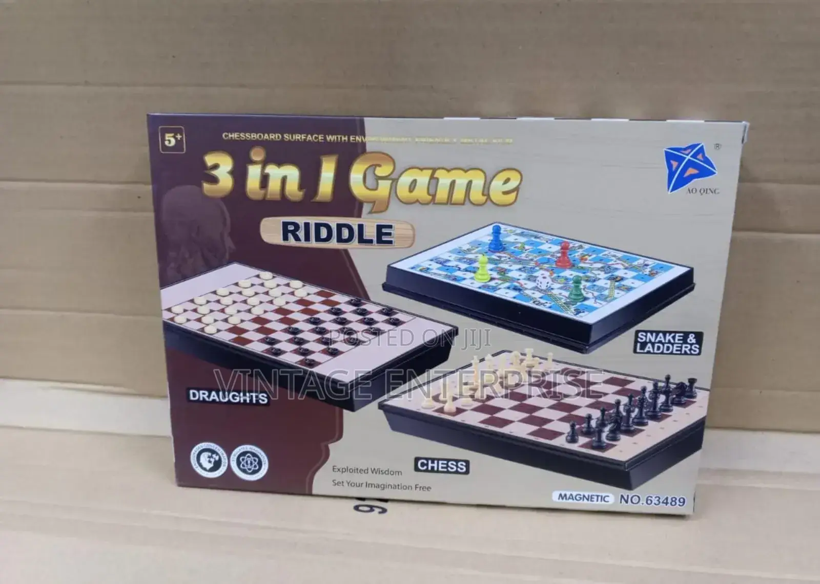 3in1game Riddle Board