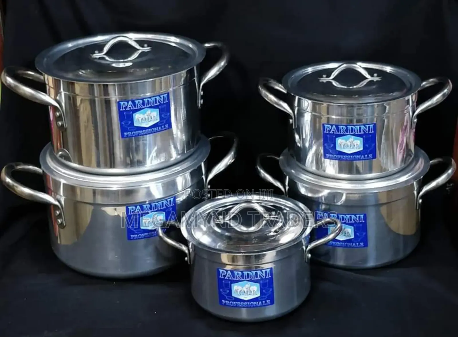 Pardini 5pc Aluminium Cookware/Sufuria