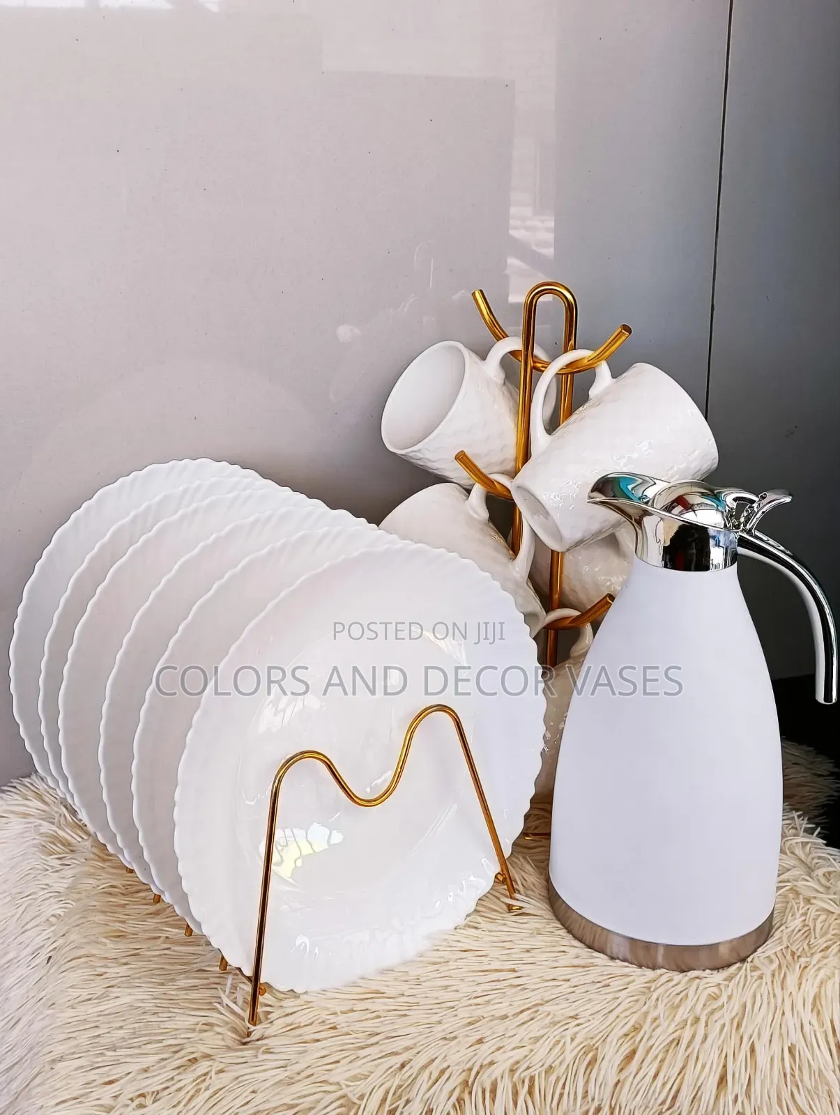13 Pieces Dinner Set White