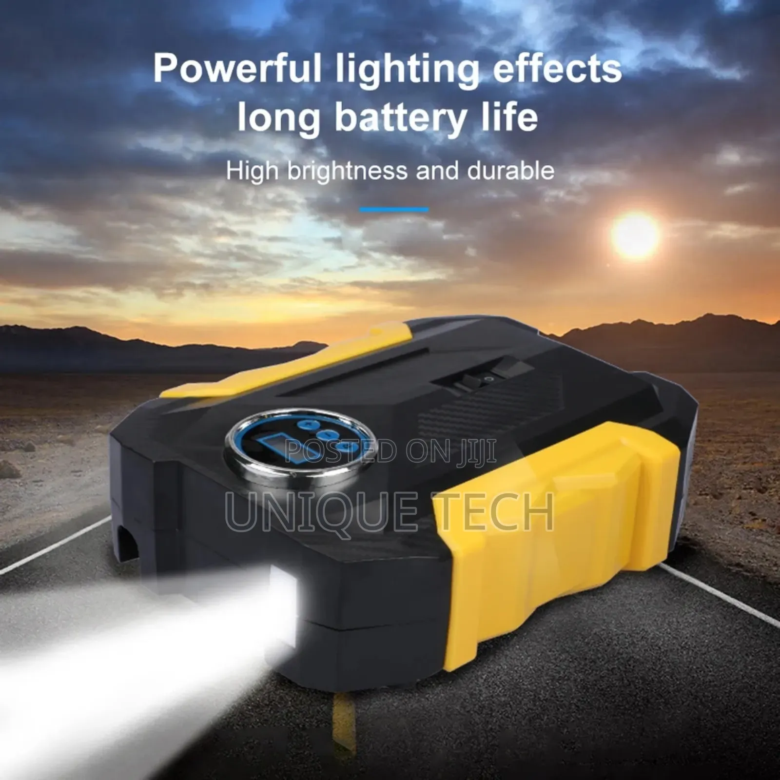 Smart Tire Inflator With Digital Pressure Measurement
