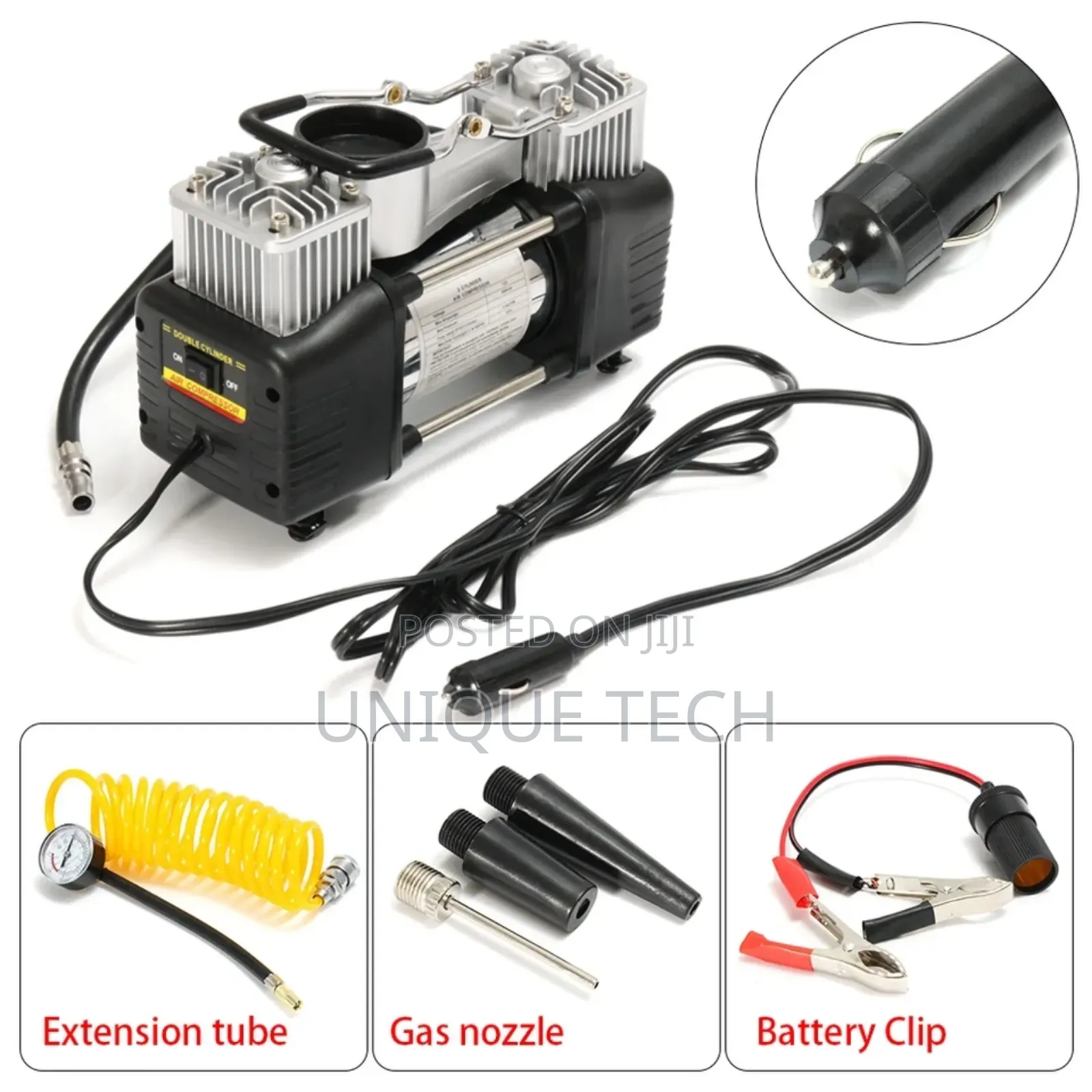 Speedy Inflate Double Cylinder Tire Inflator