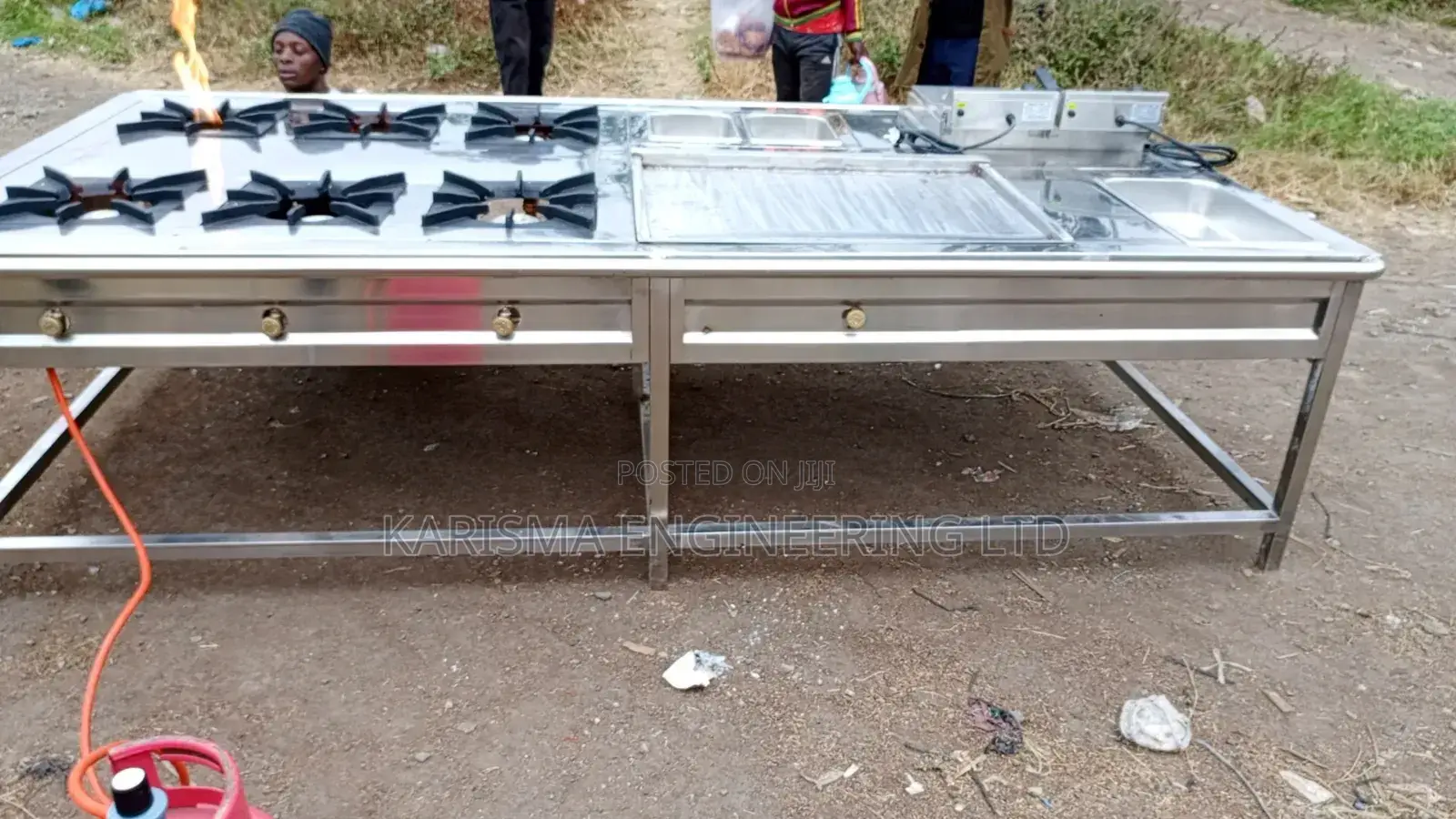 Combined Unit Commercial Gas Cooker