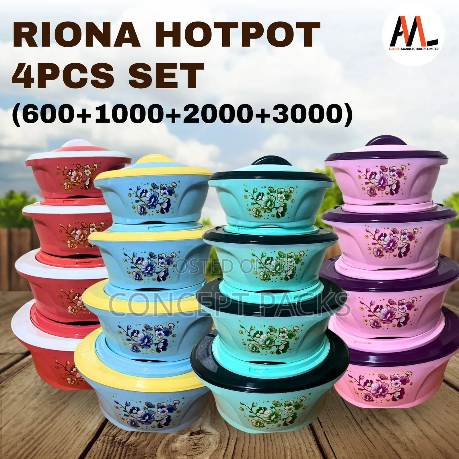 Riona 4pc Hotpot.