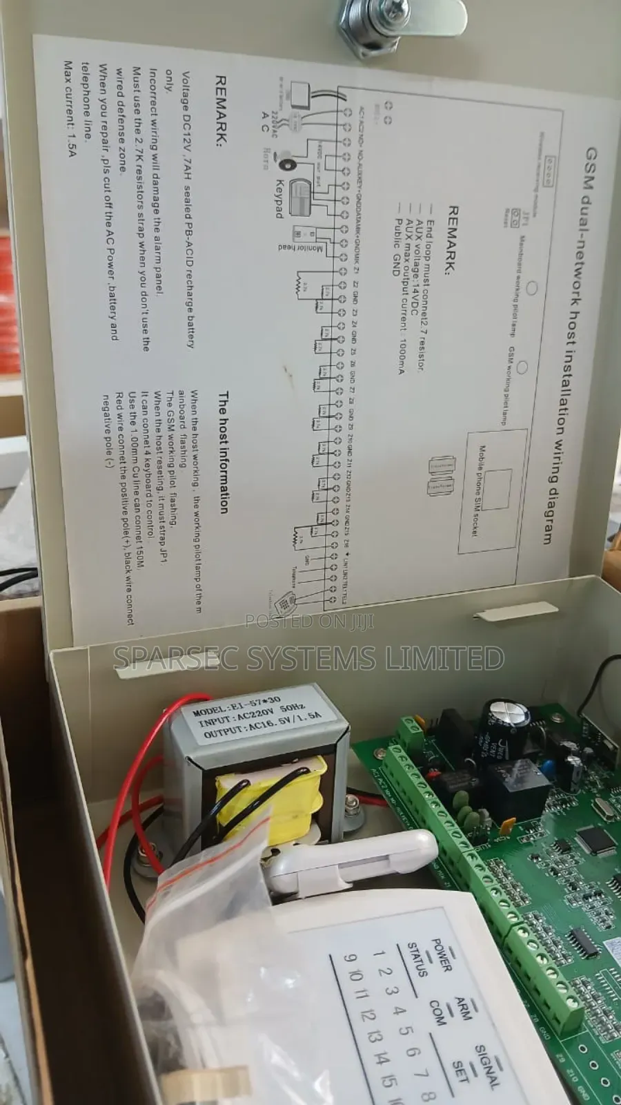 Universal Gsm Intruder Alarm System 816 Wired/Wireless