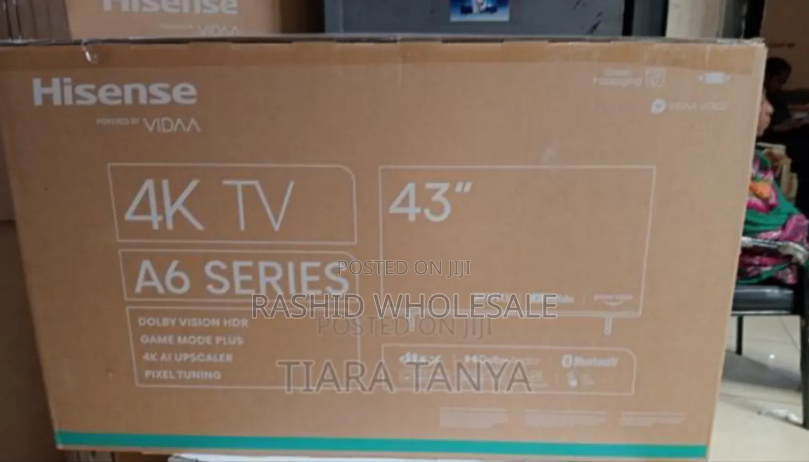 Hisense Smart Flameless 43 A6 Series Television.