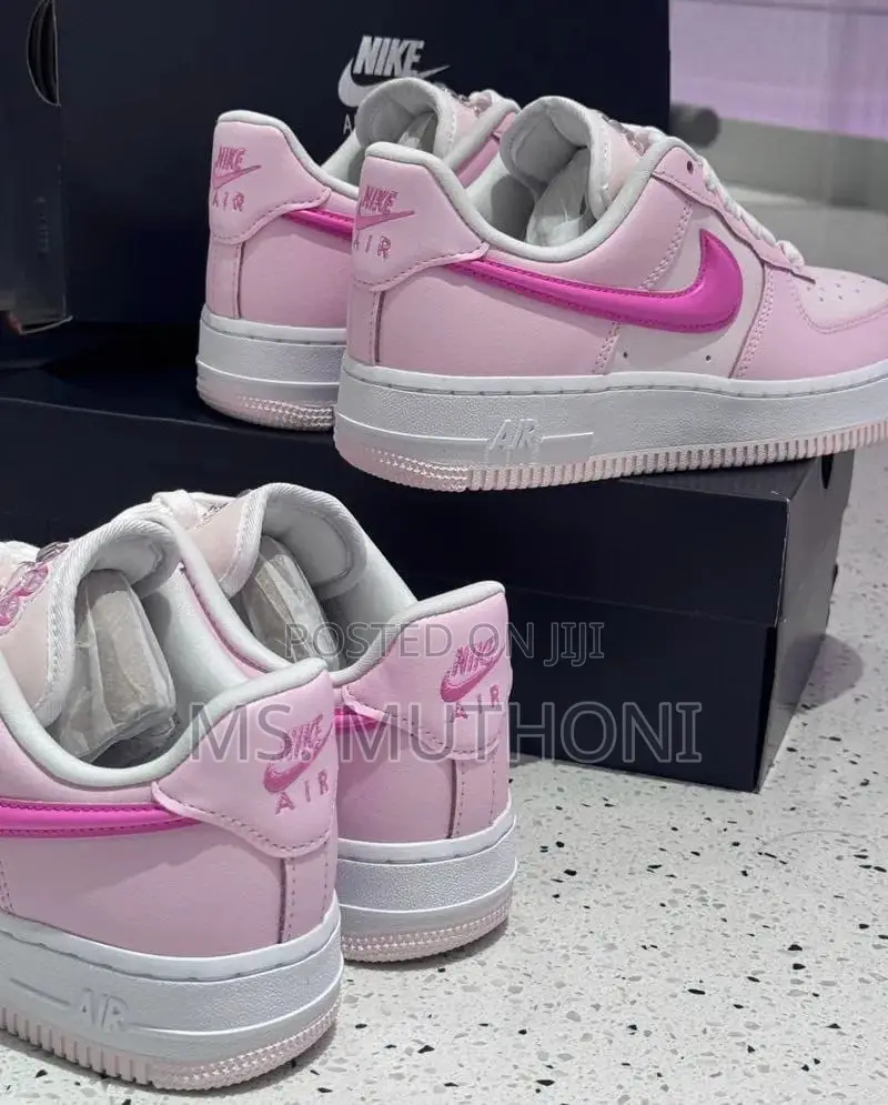 *Nike Air Force 1 '07 Perl* *Pink Paw Print '*