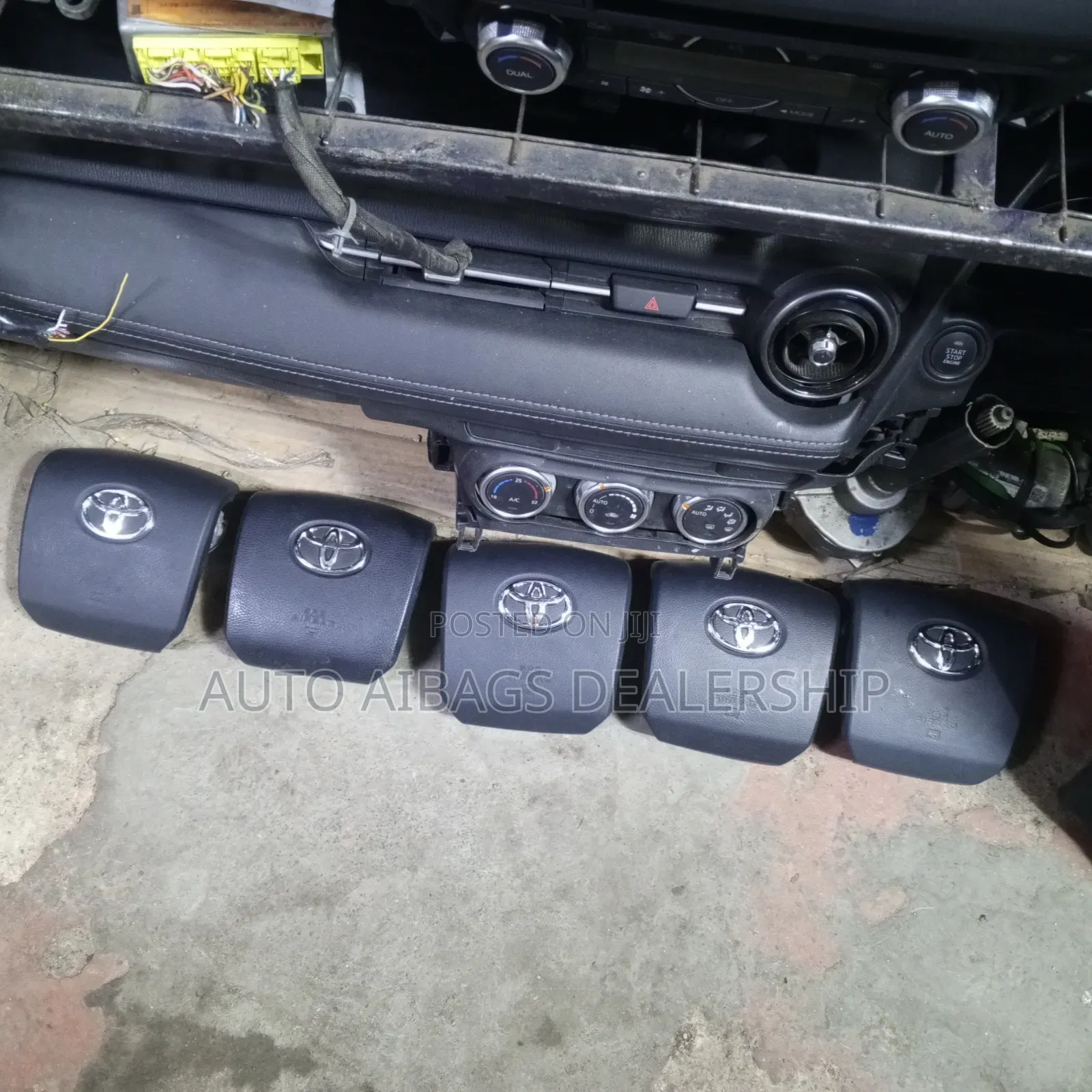 Prado J 150 Dashboards,Knee Airbags and Steering Airbags.