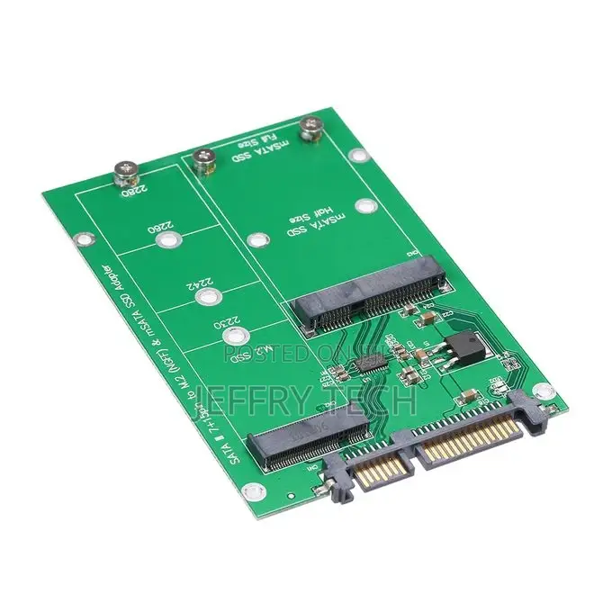 M.2 NGFF to Sata Adapter Card Msata SSD to Sata Iii Converte