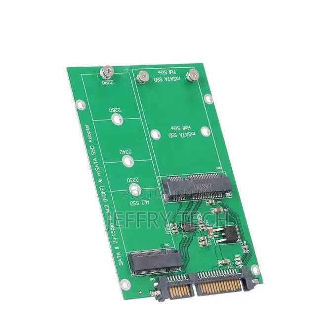 M.2 NGFF to Sata Adapter Card Msata SSD to Sata Iii Converte