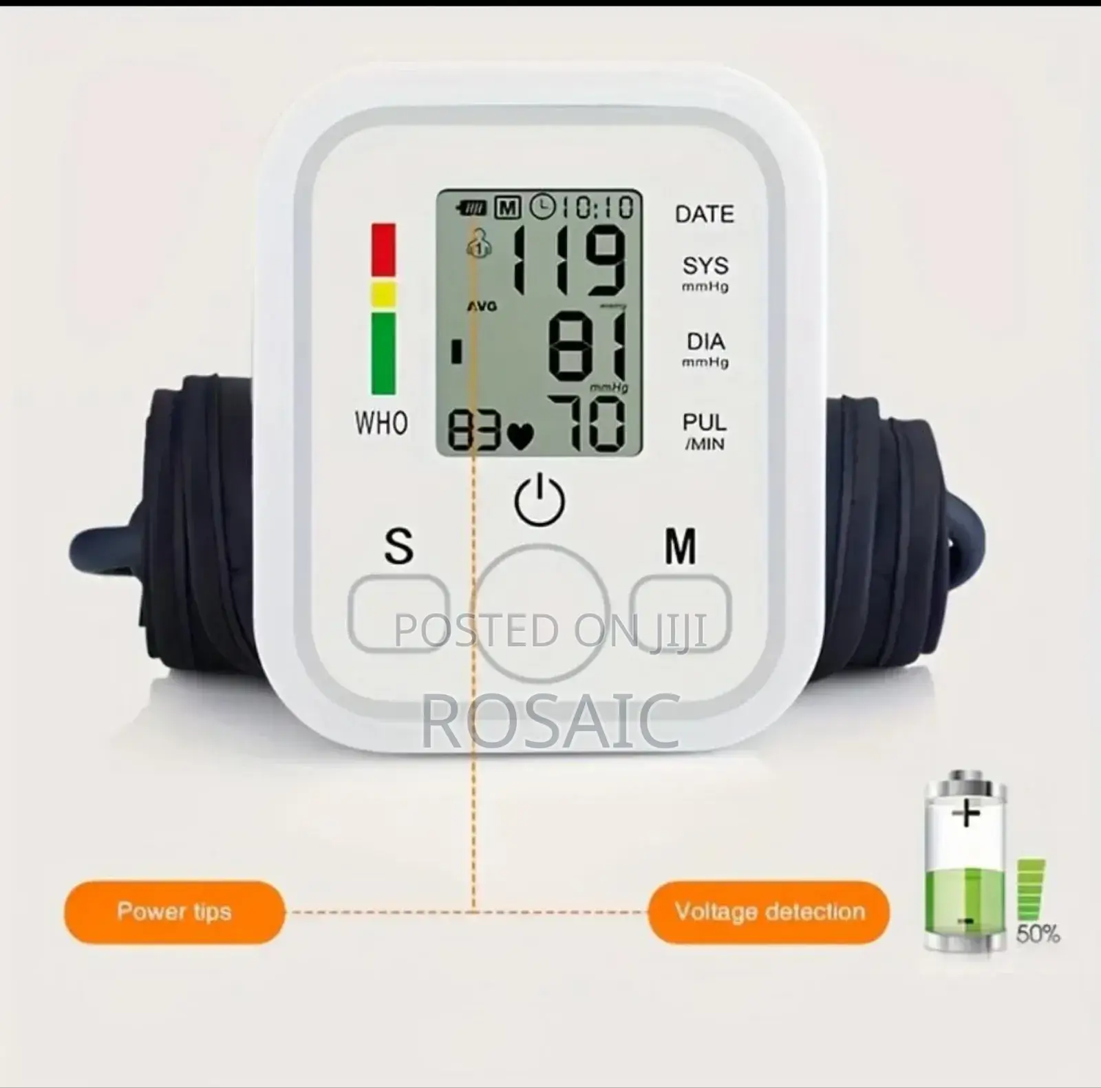 Automatic Digital Arm Blood Pressure Monitor