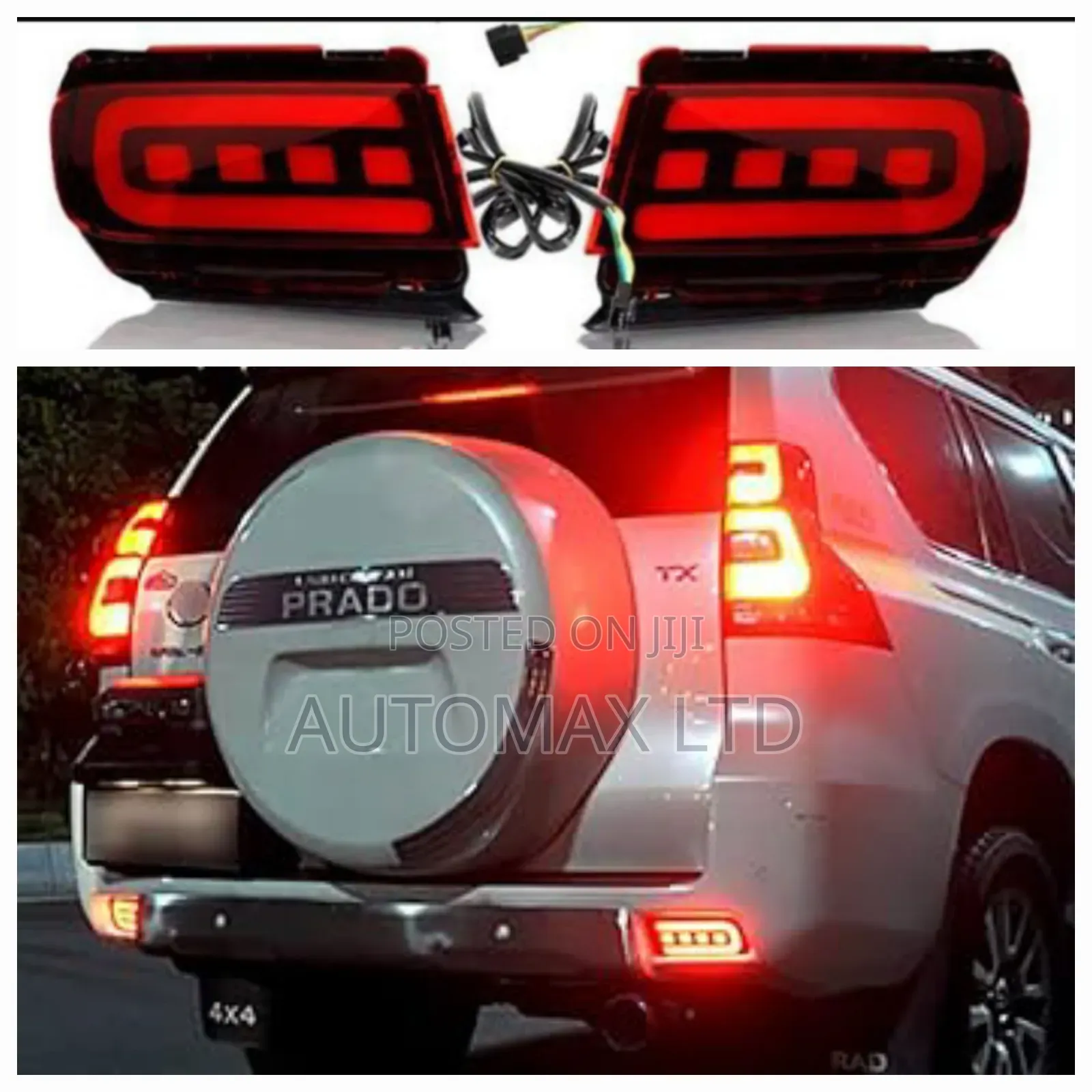 J150/J160. Toyota Land Cruiser Prado, Bumper LED Reflectors,