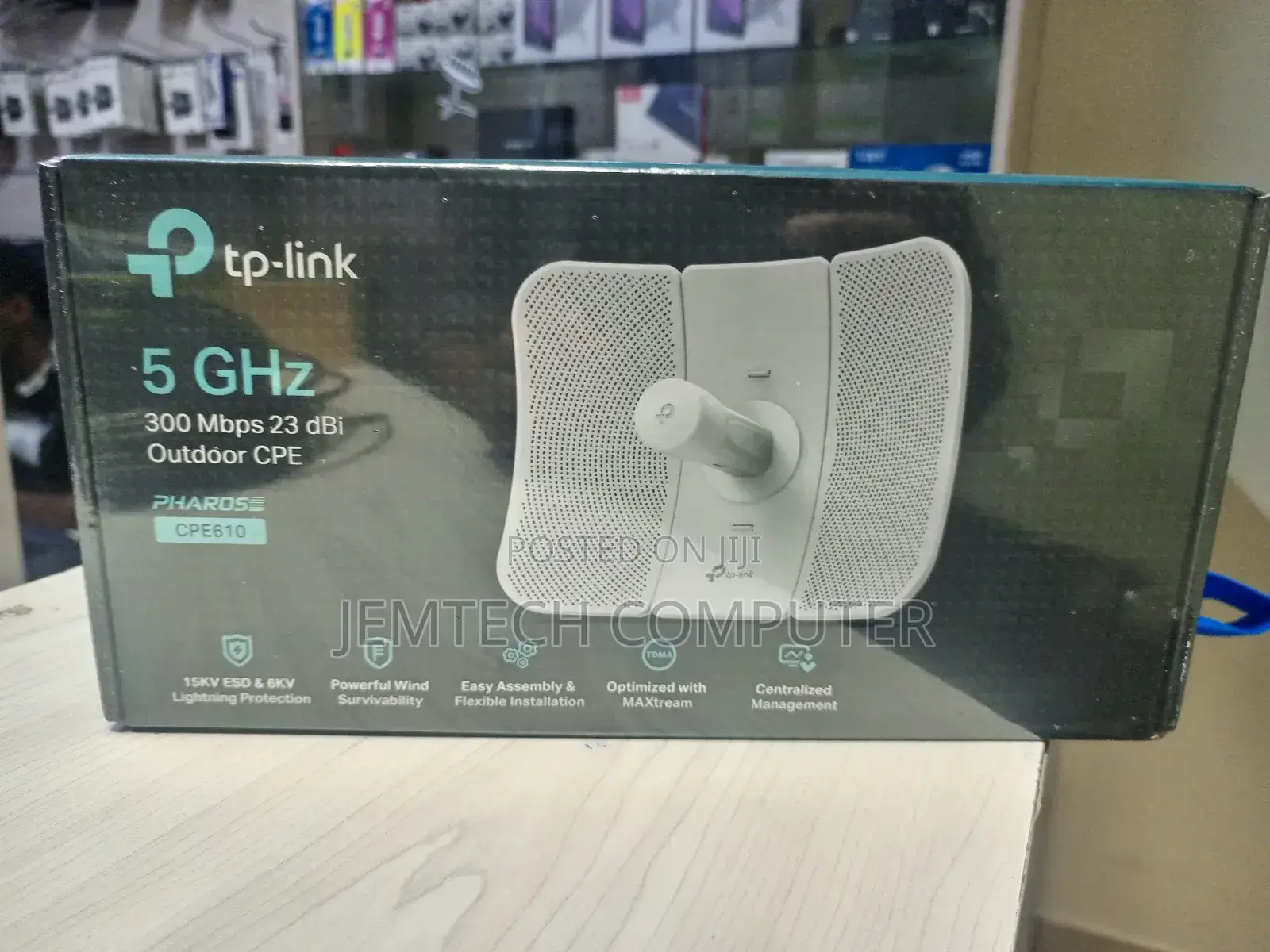 TL-CPE610*CPE610 Tp-Link 5ghz 300mbps 23dbi Outdoor CPE