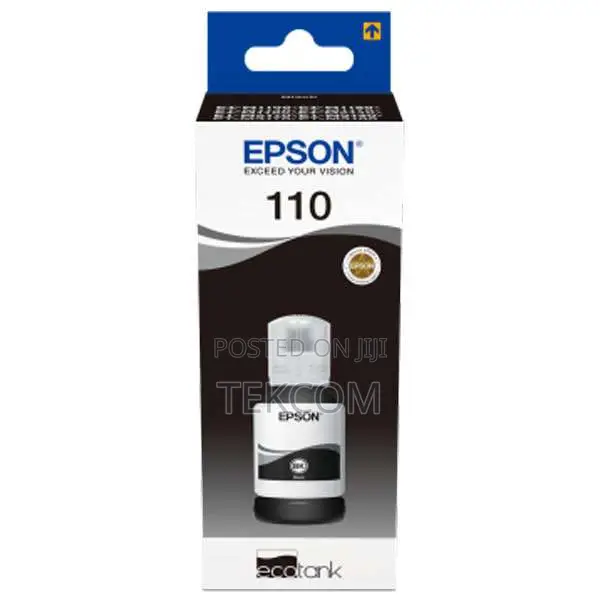Epson 110 Ecotank Black Ink Pigment Bottle-120ml