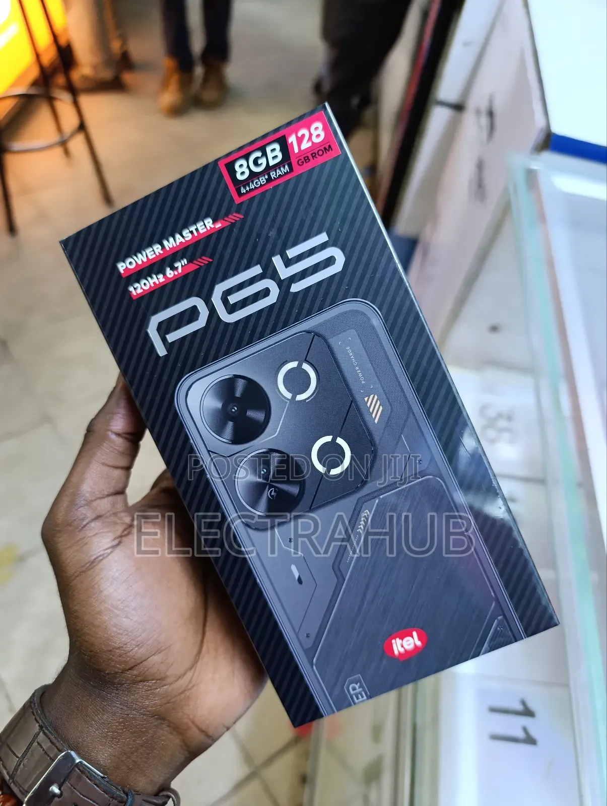 New Itel P55 Plus 128 GB Black