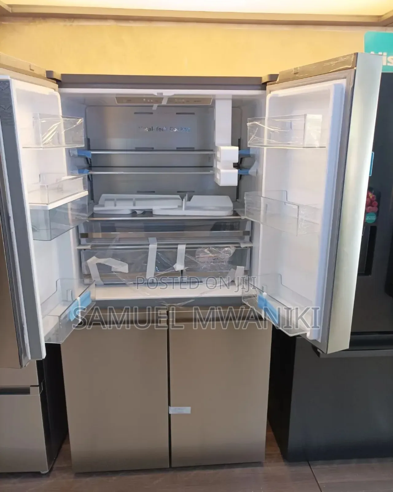 Hisense 454 Liters 4 Door Fridge With Water Dispenser