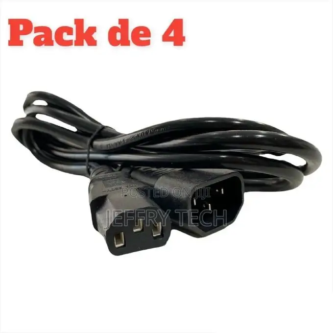 Pack of 4 Inverter Power Cables