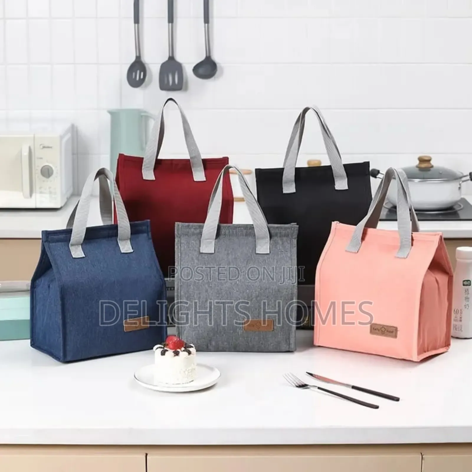 Insulated Tote Lunch Bag-Hog