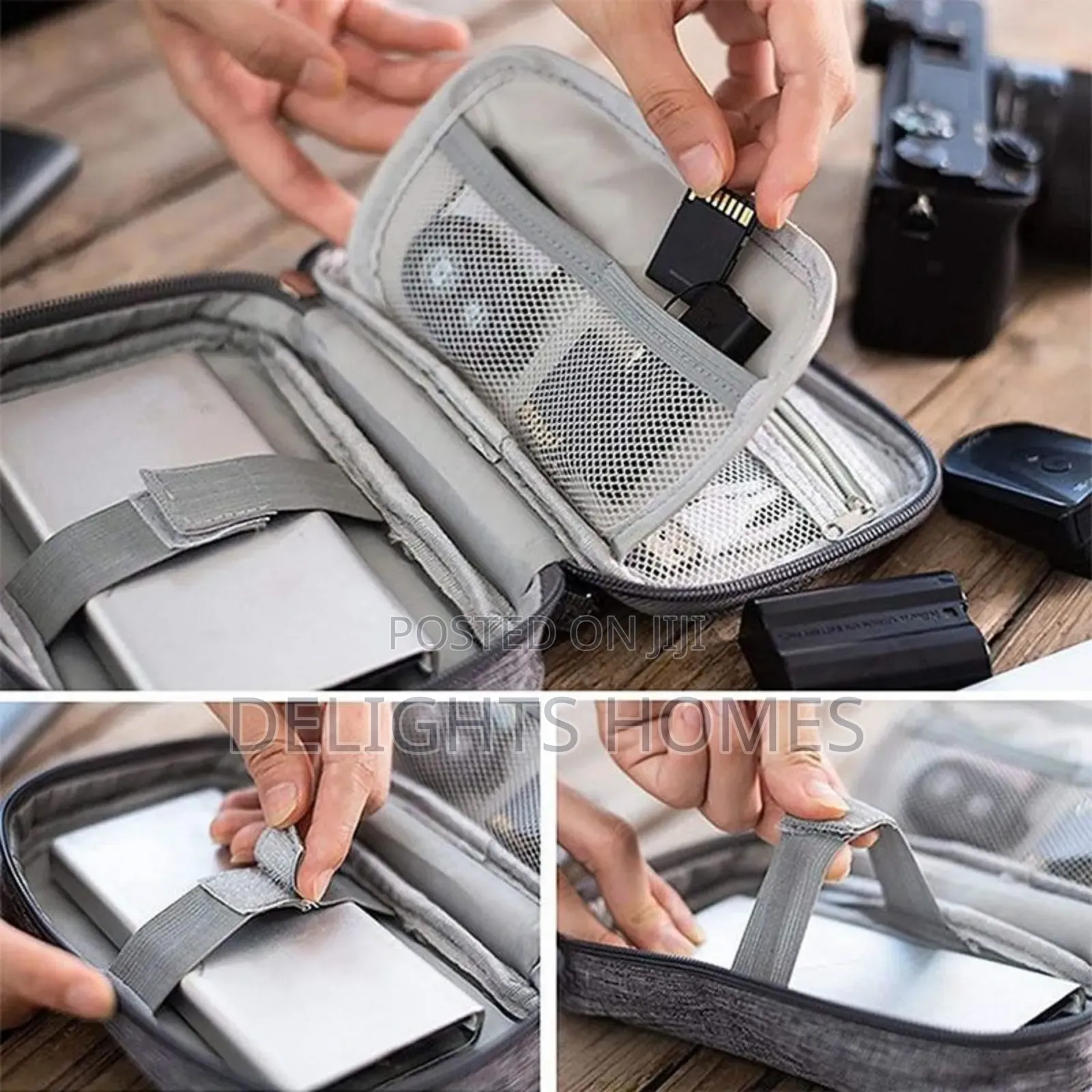 Multipurpose Storage Bag, Portable Cable Bag Organizer-Hog