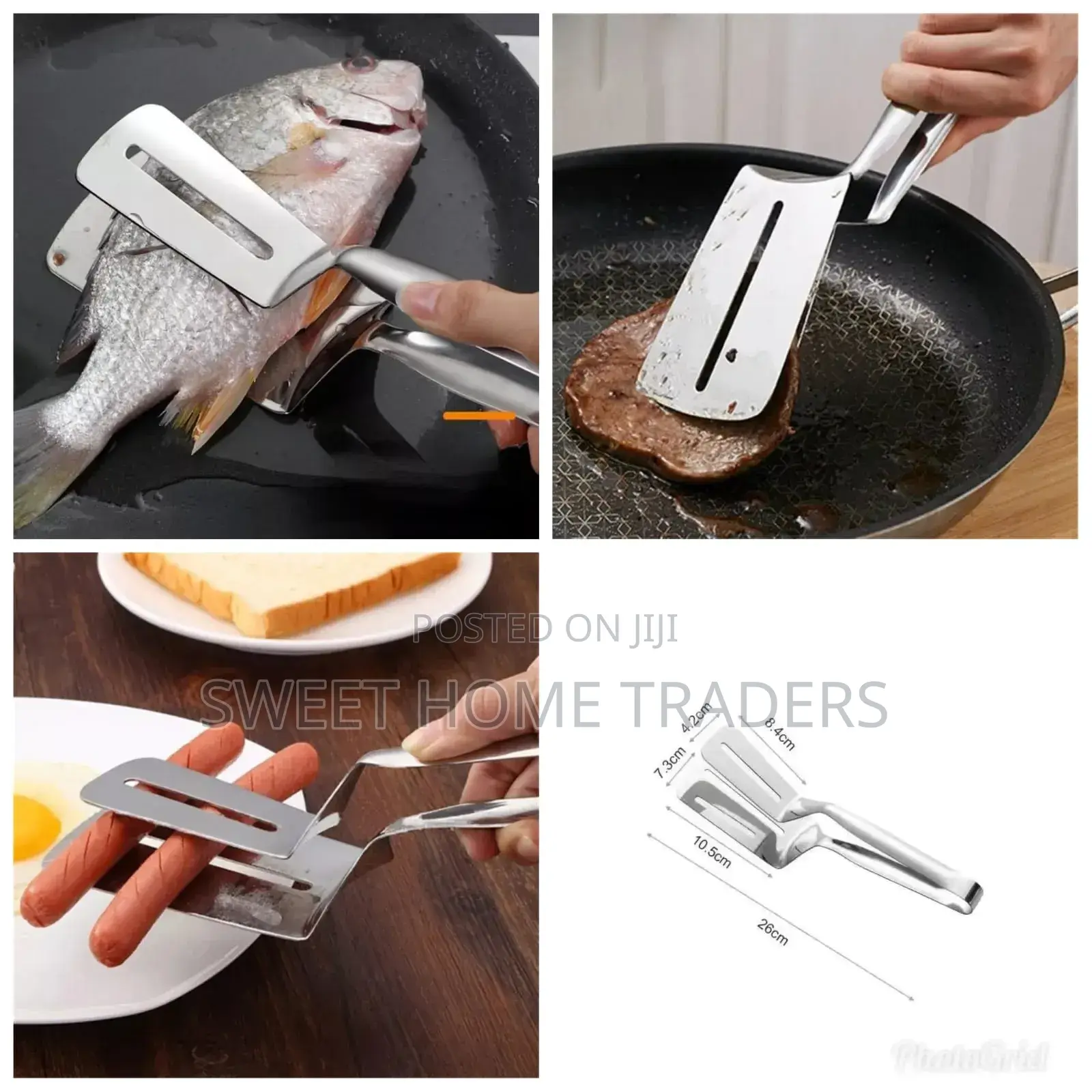 *Metallic Food Tongs *
