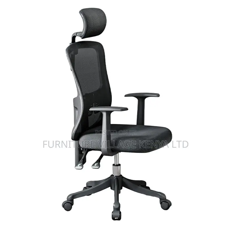 Office Seat -Executive Black High-Back Office Chair