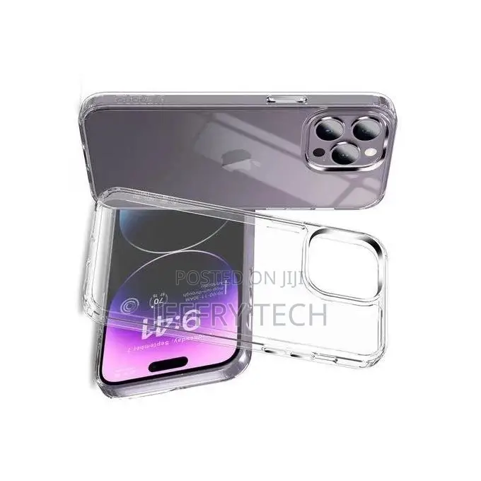 Comie Silicone Case for iPhone 15 Pro Max - Crystal Clear 