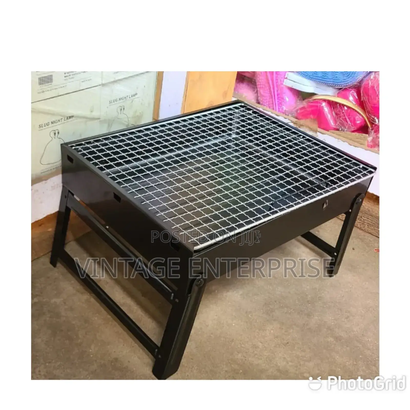 Foldable Portable Barbeque Charcoal Grill