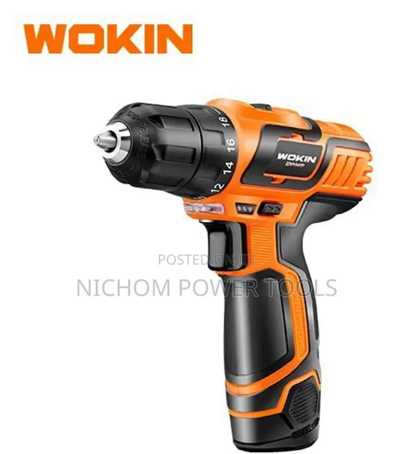 Wokin Li-Ion Cordless Drill, 12V 780712