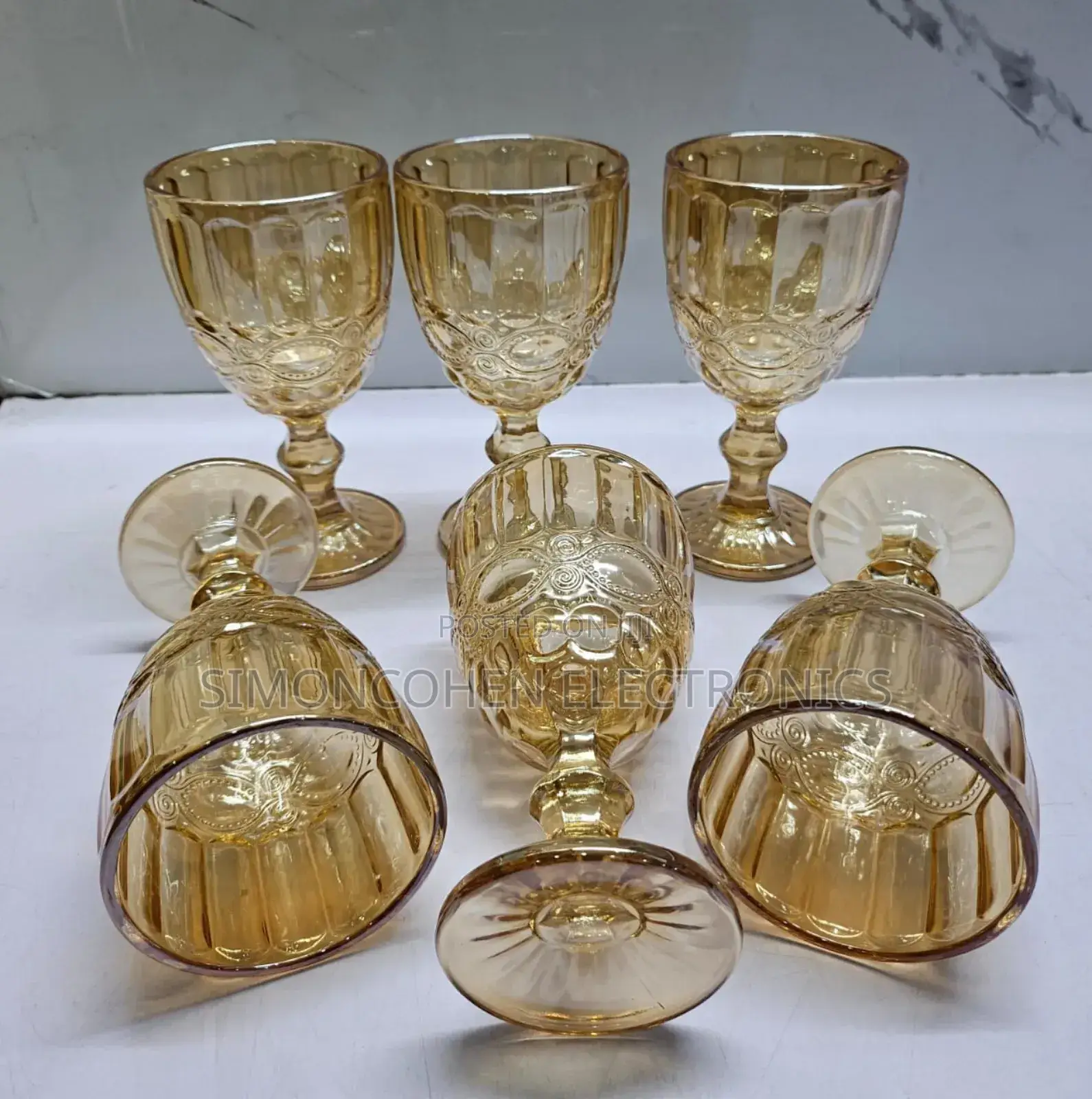 Coloured Heavy Guage Thick Wine Glass