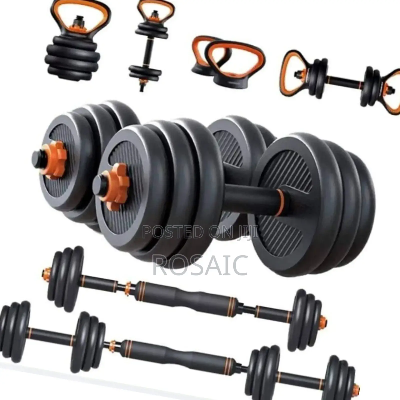 15kg 6 in 1 Kettle Bell Dumbell