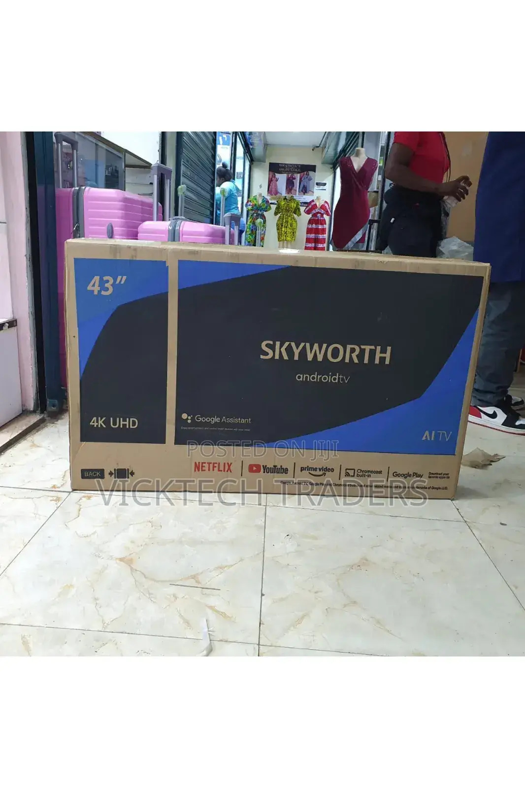 Skyworth 43inch Full HD Smart, Android and Frameless TV
