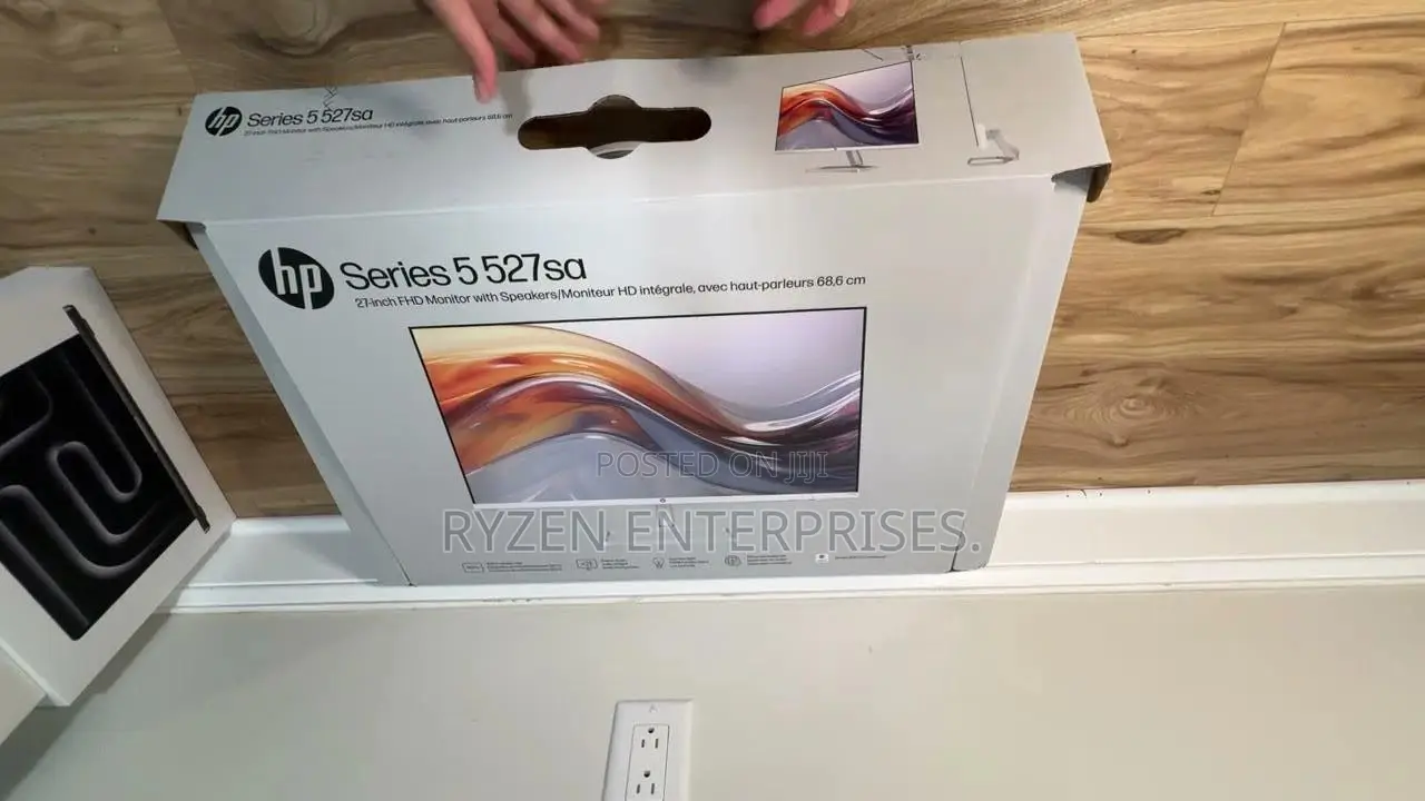 Hp 527sa 5 27" Fhd Monitor, Integrated Speakers,
