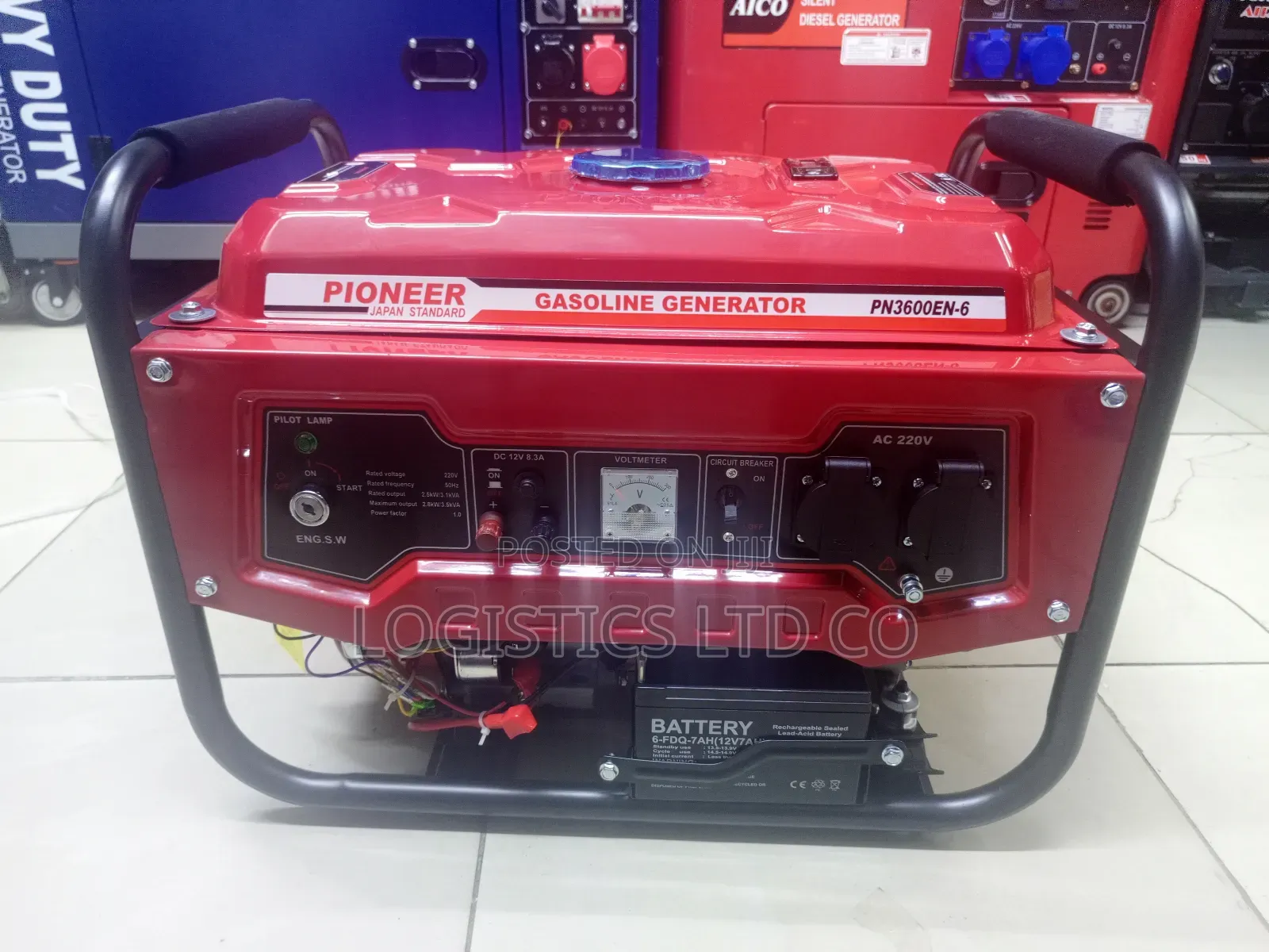 Pioneer Pn3600en-6 3.5kva Gasoline Generator