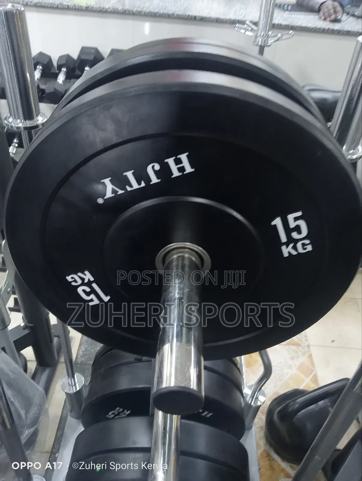 15kg Pair Olympic Bumper Plates (Ksh 280/Kg Offer)