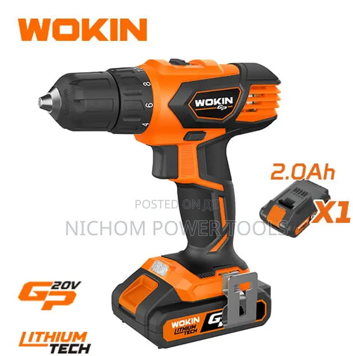 Wokin 622020 20V Li-Ion Cordless Drill