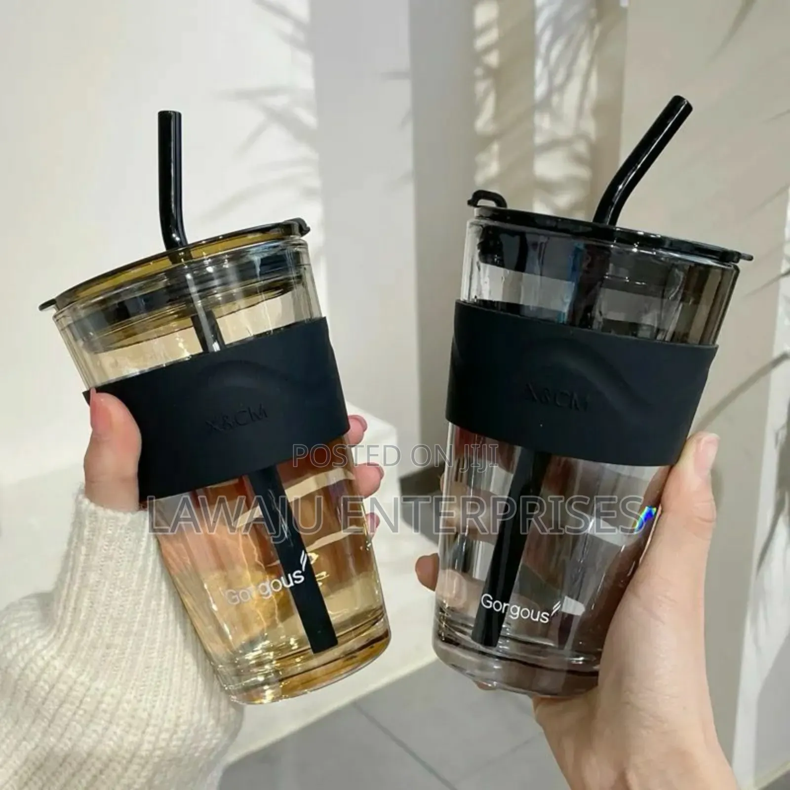 480ML Straw Mug