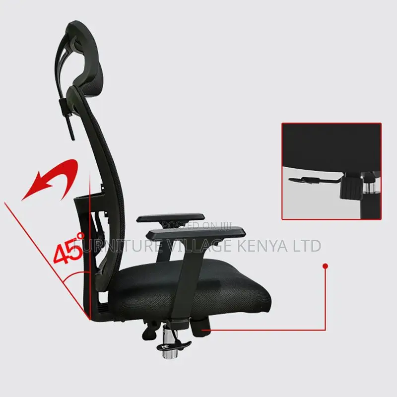 Elegant and Comfortable Mesh High-Back Office Chair