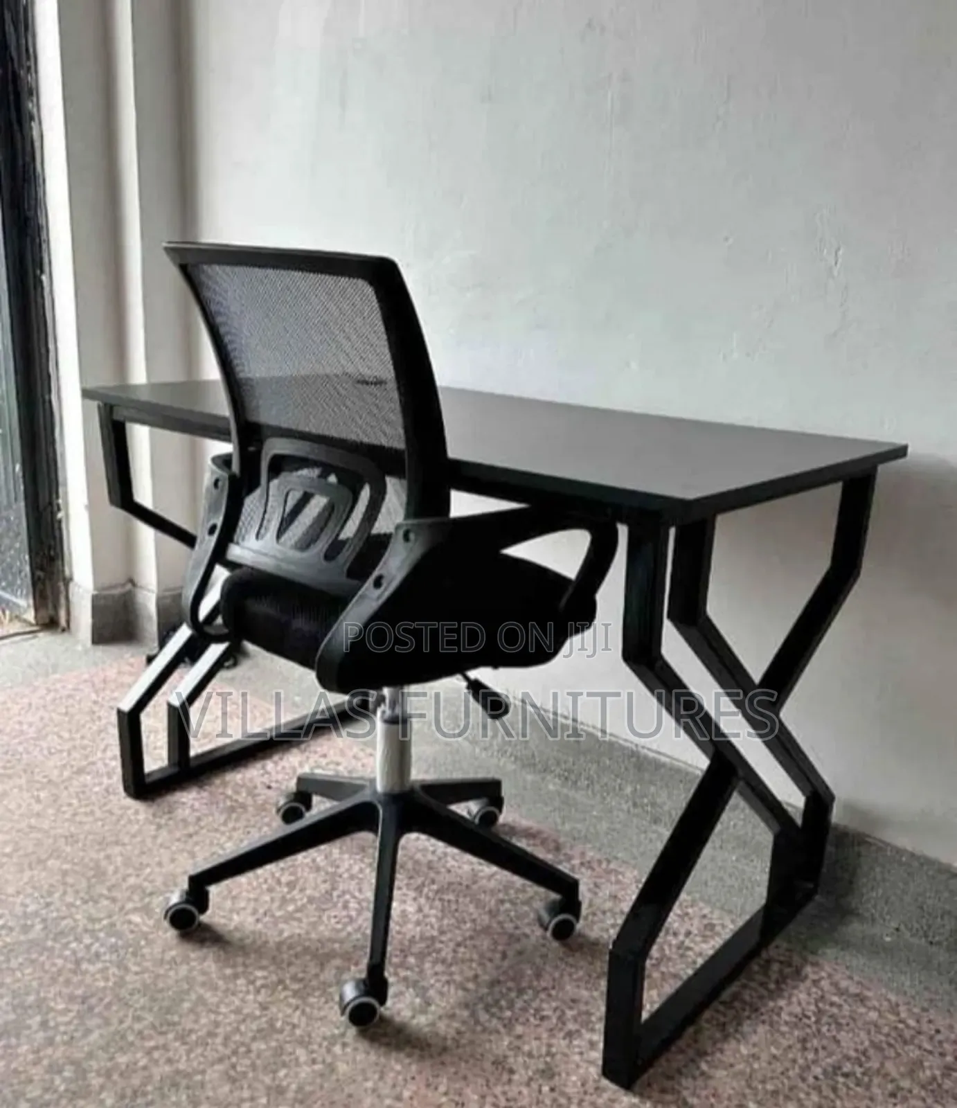 Study Desk and Mesh Chair