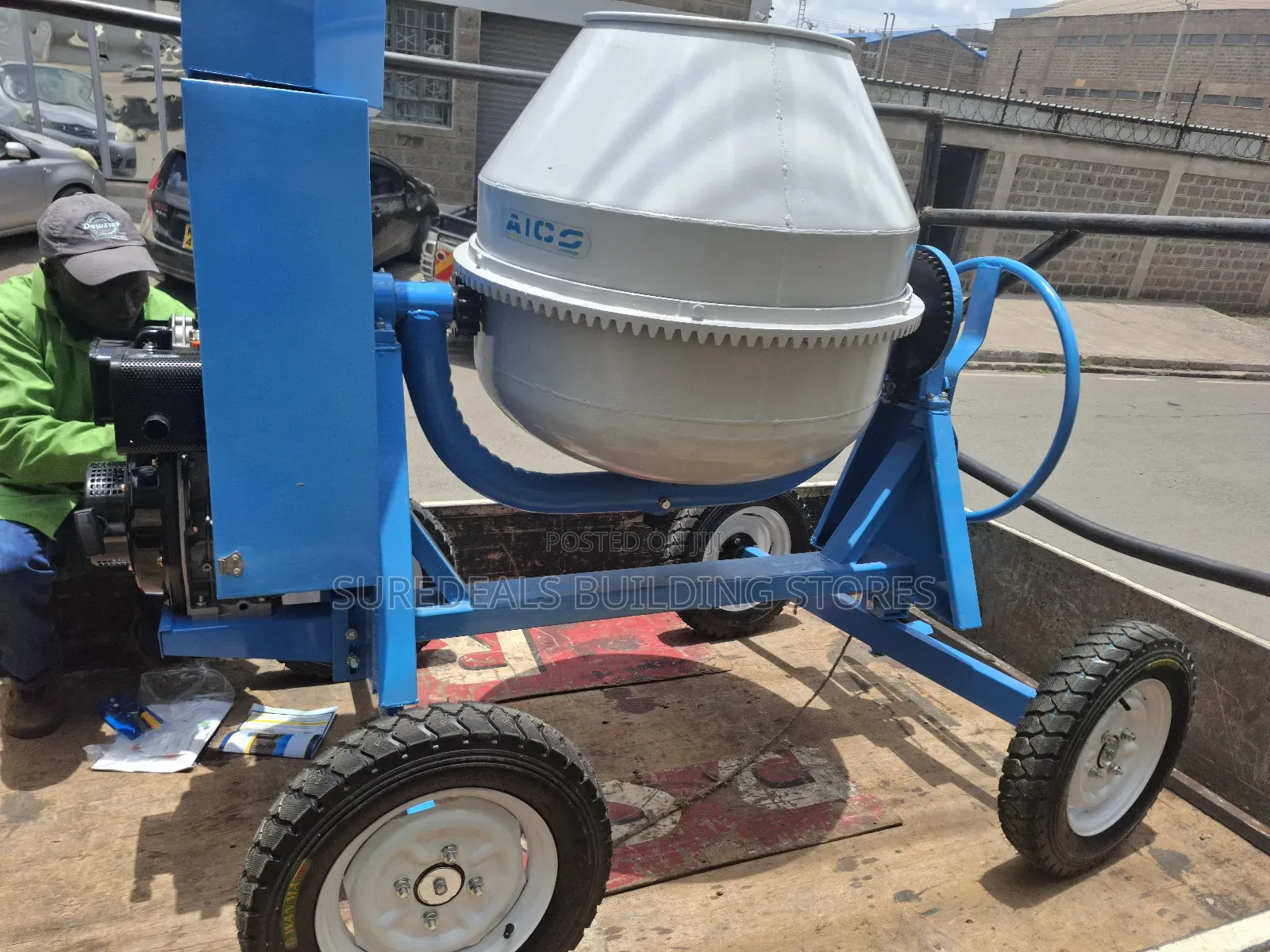 Aico Concrete Mixer, 500ltrs,10hp