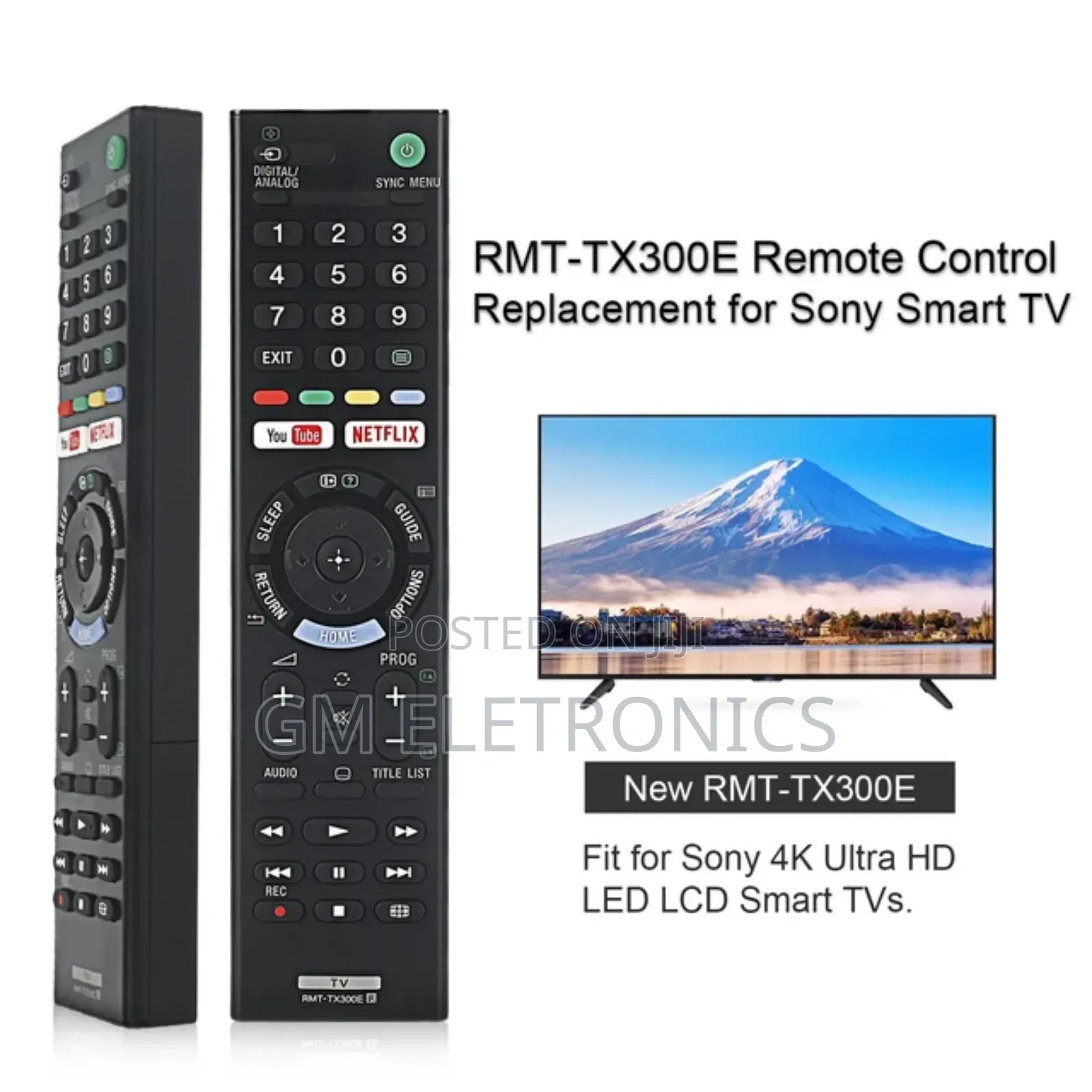 Remote Control Use for Sony Smart TV RMF-TX200P RMF-TX200E.