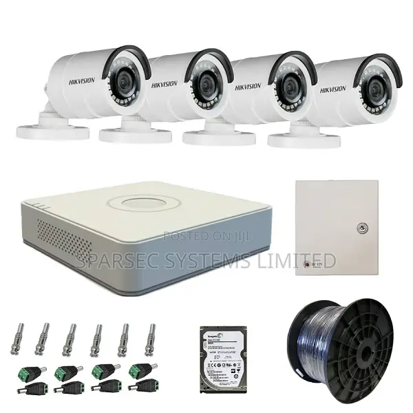 Hikvision 4 Channel 1080p Complete Kit Full Color
