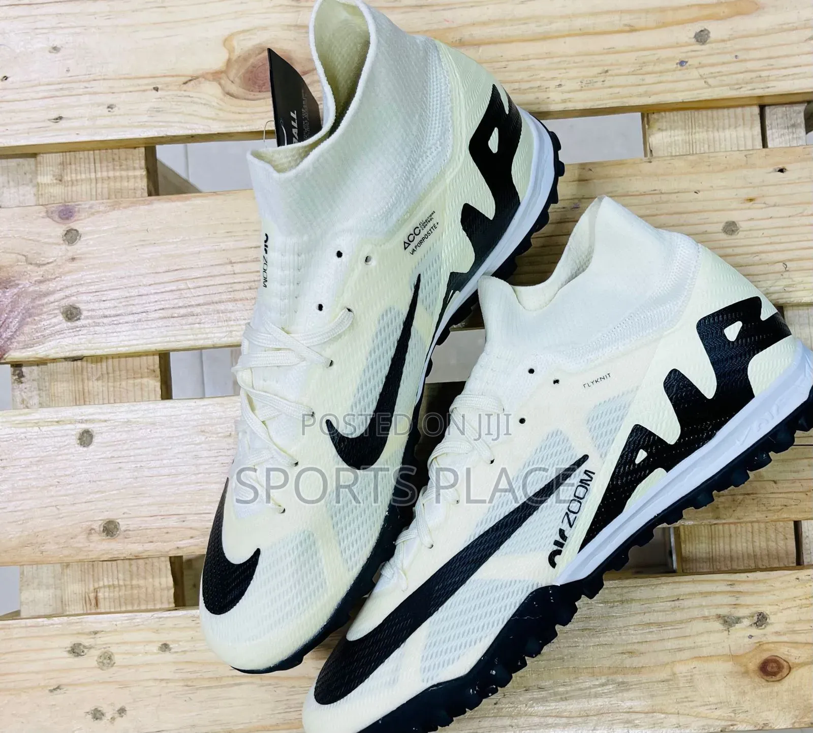 Nike Air Zoom Cream Mercurial Astro Turf Football Trainers