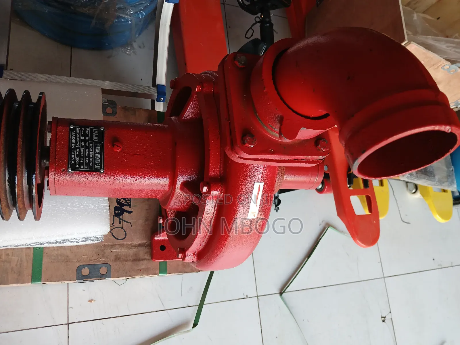 High Pressure Bare Pump -135m ,.