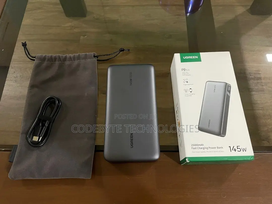 Ugreen 145W 25000mah 2-Way Fast Charging Power Bank"~(PB20)