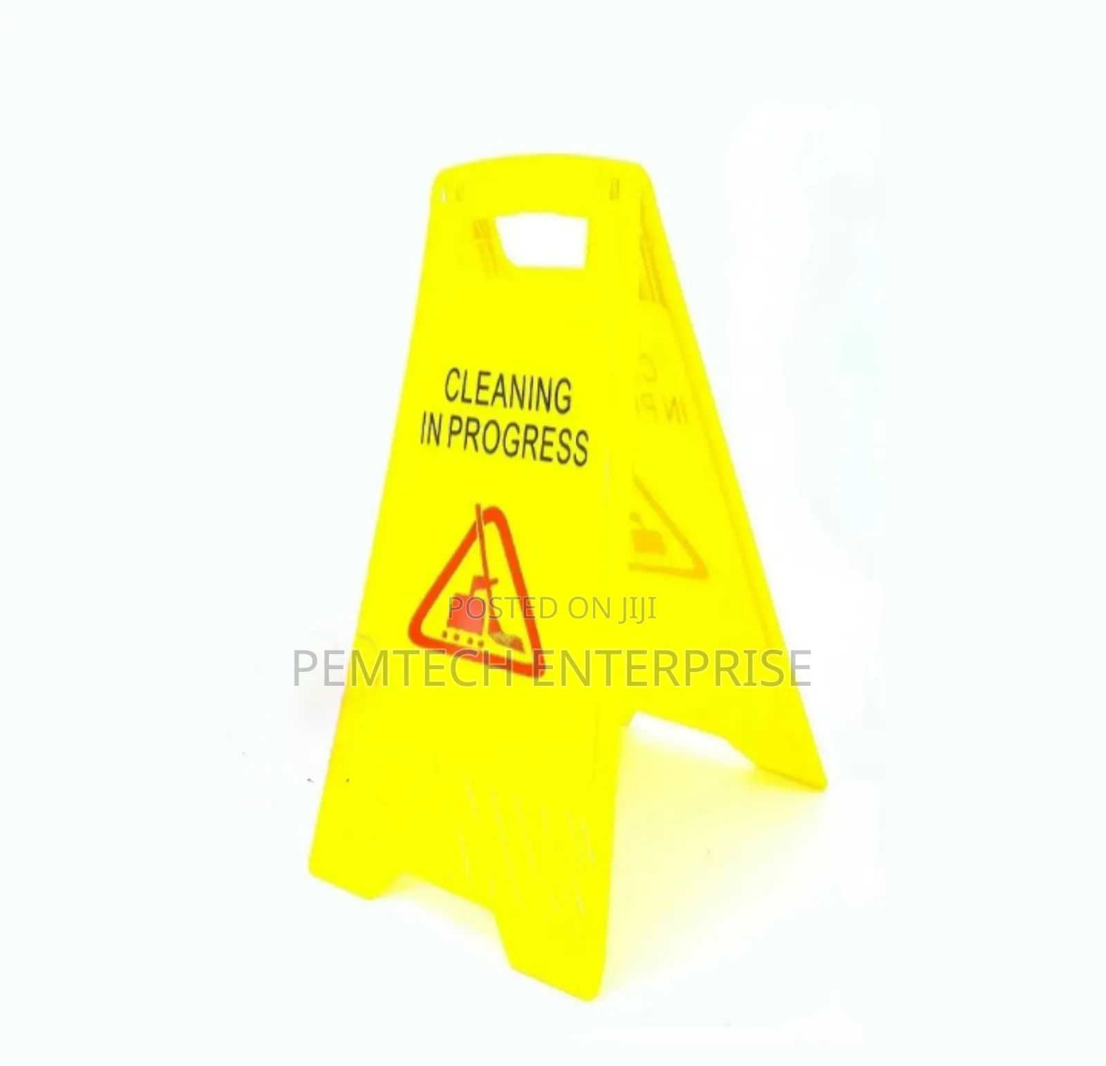Cleaning In Progress Sign