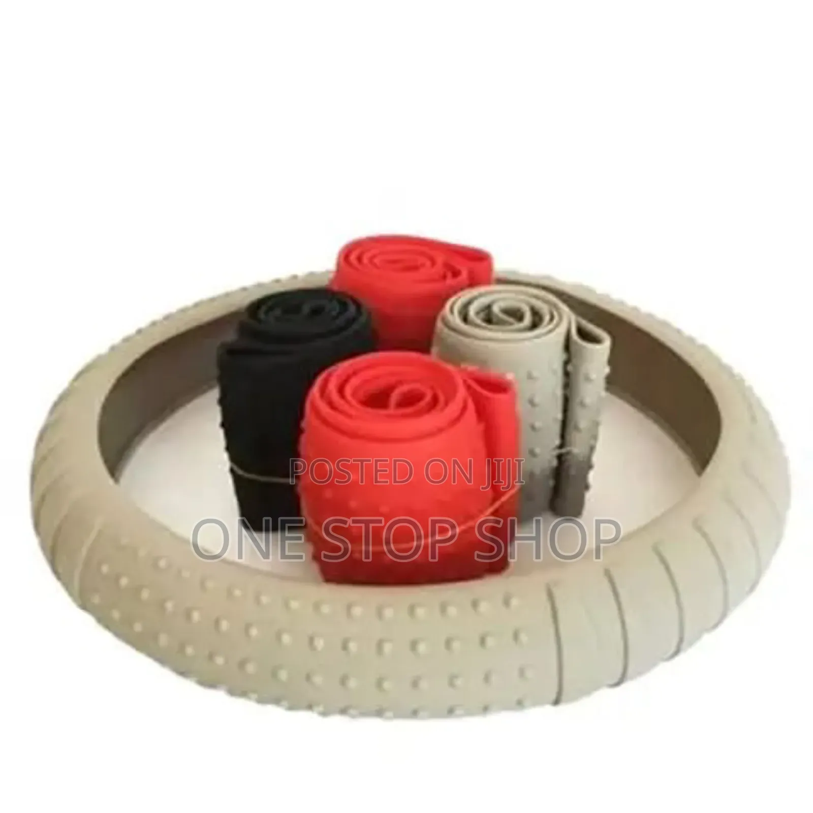 Silicone Universal Fit Colored Steering Wheel Covers