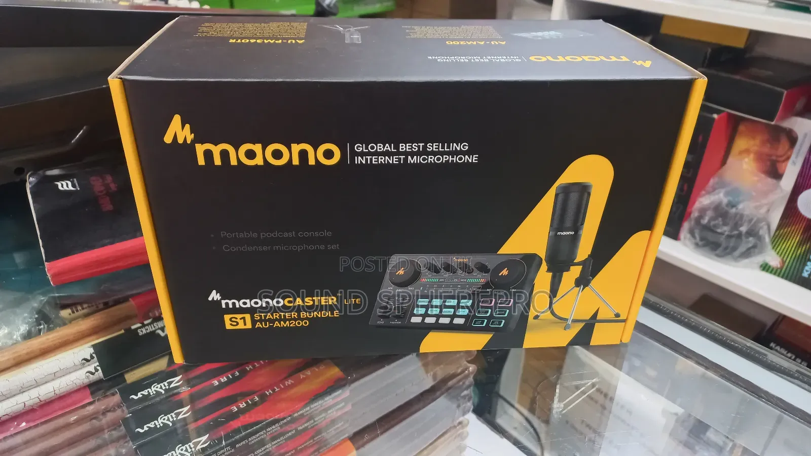 Maono Caster Starter Bundle Au-Am200 2 Person Pdocast Set